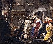 Arnold Houbraken Commemoration of King Mausolus by Queen Artemisia painting